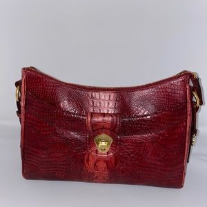 NWT red Brahmin shoulder bag